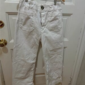 Maeve White Denim Pants